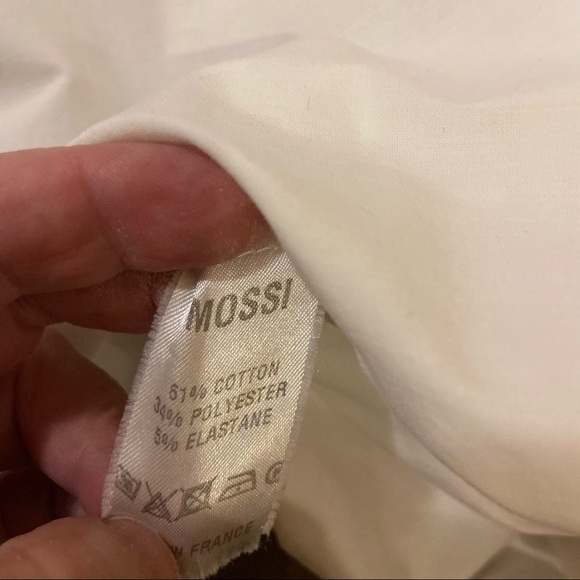 MOSSI Oversized Drawstring White Blouse 36 - Picture 5 of 7